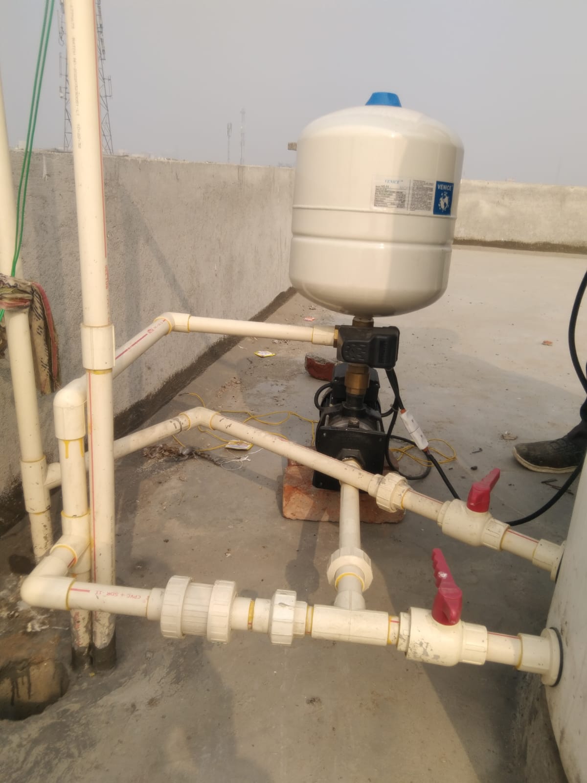 Professional Plumber at Work